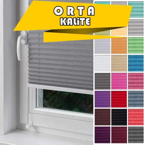 Orta Kalite Özel Ölçü Plise Perde Modelleri